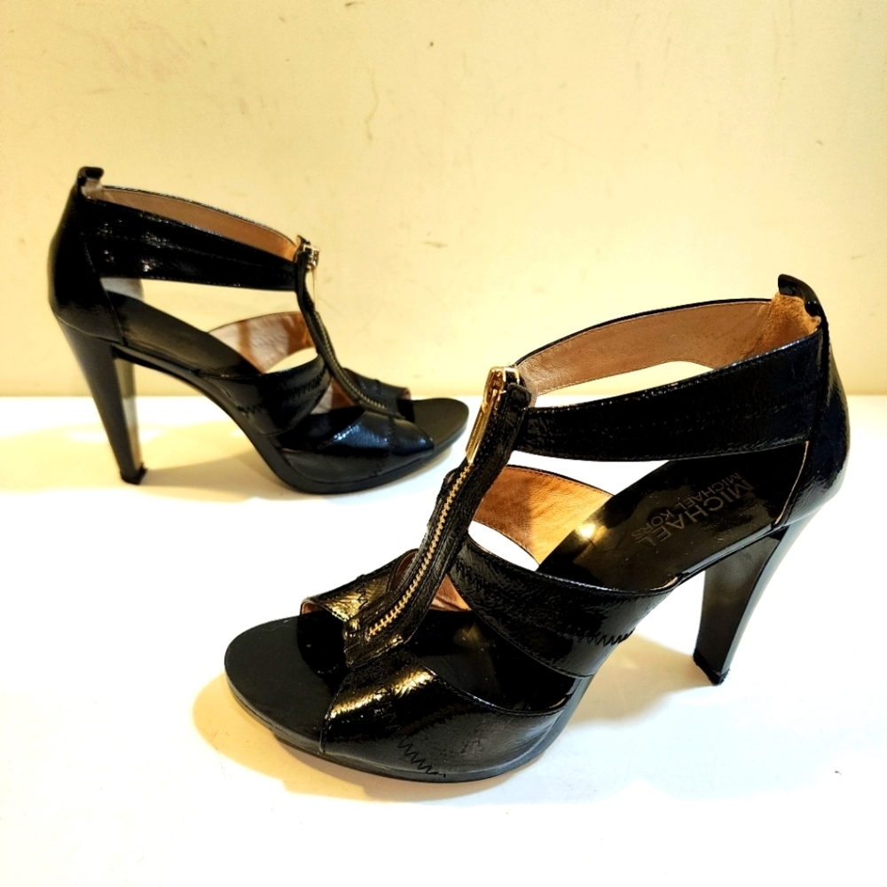 Michael Kors Black Strappy Sandals